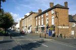 Broseley's High St from Church Rd